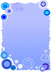 Blue circles frame