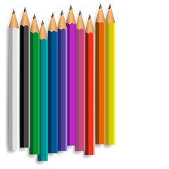 Coloured pencils