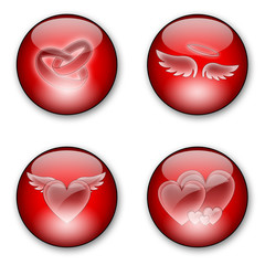 Icon set "St. Valentine`s Day" 2