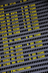Fototapeta premium Timetable board 2