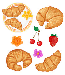 croissants set