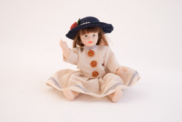 Toy porcelain doll