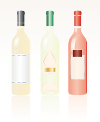three white wines