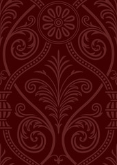 Seamless gothic Damask Web Background - 11512022
