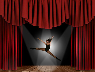 Modern Jazz Street Dancer Jumping