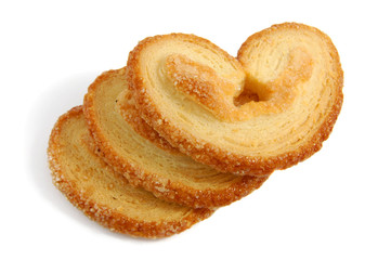Stack of cookies hearts