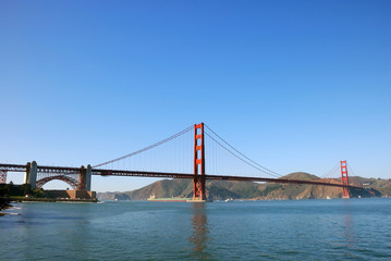 Fototapeta na wymiar Panorama Golden Gate Bridge w San Francisco