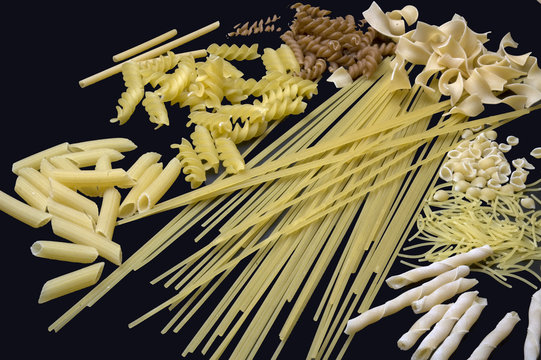 Verschiedene Pasta