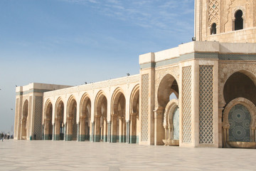 Fototapeta na wymiar Meczet Hassana II