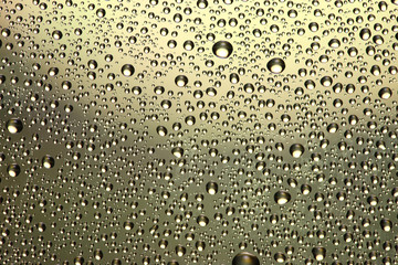 Drops of water.