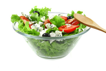 vegetable salad with cheese