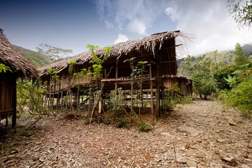 Fotobehang Village Hut © Tyler Olson