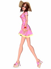 Toon Girl-Summerwear