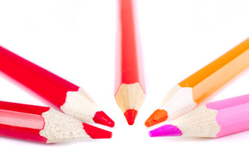 Obraz premium five color pencils