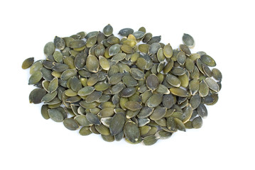 Some shelled pumpkin seeds