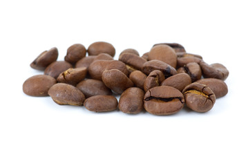 Close-up shot of coffee beans