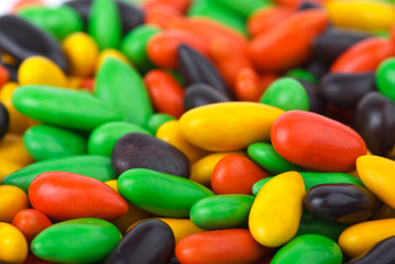 Abstract backgroundof glazed sunflower seeds