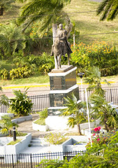 statue Simon Bolivar Managua Nicaragua