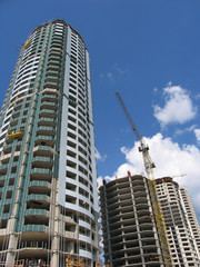 Skycrapers Construction Site