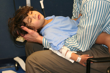 Little boy in Emergency Room