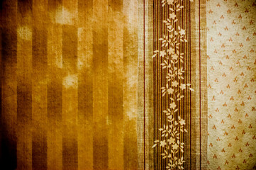 old-fashioned wallpaper