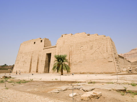 Medinet Habu Temple. Thebes. Egypt series