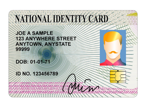 Govt Employee Id Card Sample