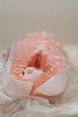 Lachssteak tiefgeforen