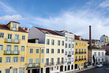 Fototapeta na wymiar Ulica w Lizbonie, w Portugalii.