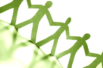 teamwork of paper team