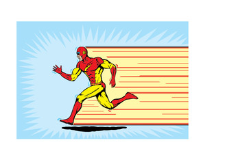 Superhero runner