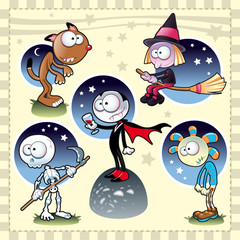 Set Character - Horror Family