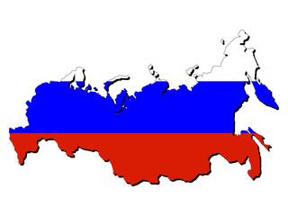 map of Russian Federation