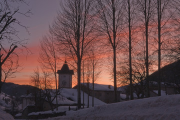 atardecer