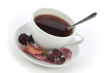 Tasse Tee schräg