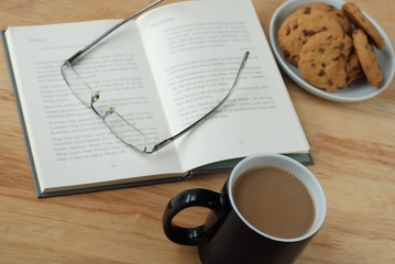 Coffee with biscuits