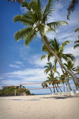 Fototapeta premium Beach volley in spiaggia