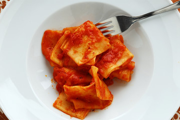 Paccheri al pomodoro - primi piatti - Ricette della Campania