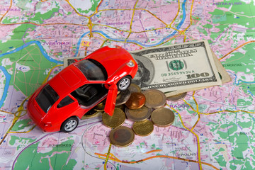 car with an open door