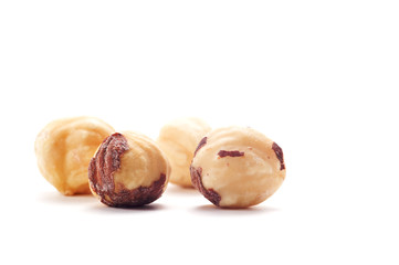 Four hazel nut