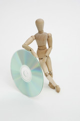 Gliederpuppe mit CD