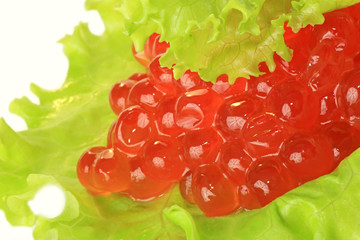 Red caviar.