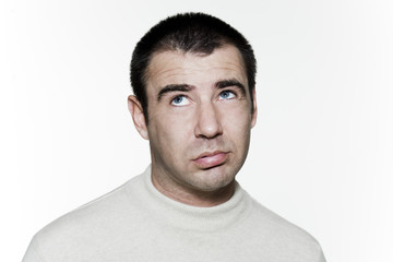 Obraz premium annoyed man