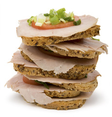 Stack of sandwich