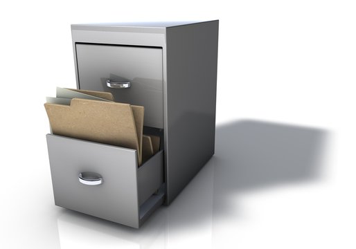 File Cabinet with folders
