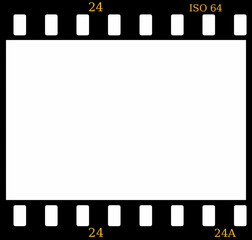 35mm Color Slide Film Frame