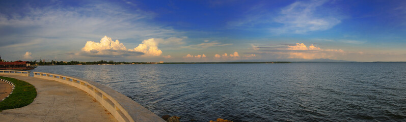 Fototapeta na wymiar Cienfuegos bay panorama, cuba