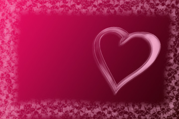 abstract valentine background with space for text