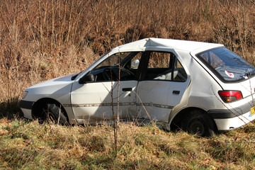 voiture accidentée