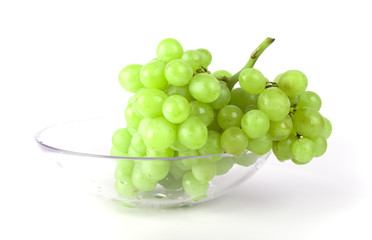 green grapes in bowl